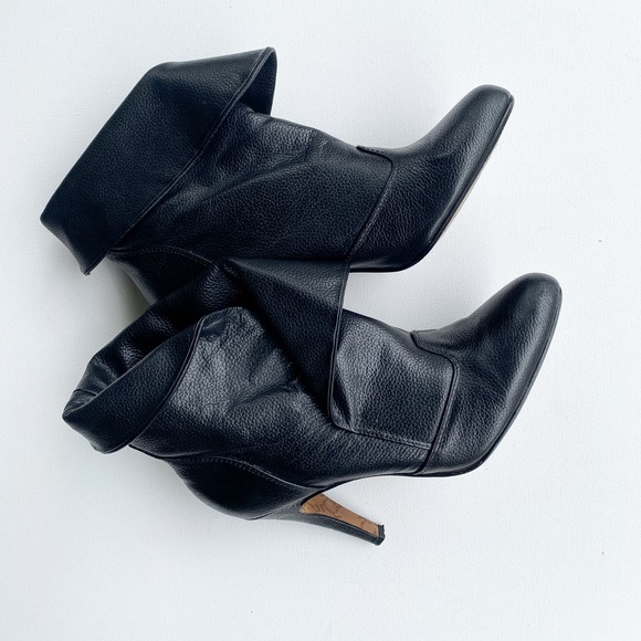 Report Genuine Leather Ankle Fold Down Boots Size 10 - Picture 6 of 9